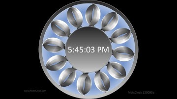 MatsClock 120093a - Free PowerPoint Digital Clock PPT Timer