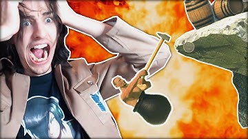 TRY NOT TO RAGE AND BREAK EVERYTHING CHALLENGE ! - Get over it with Bennitt Foddy