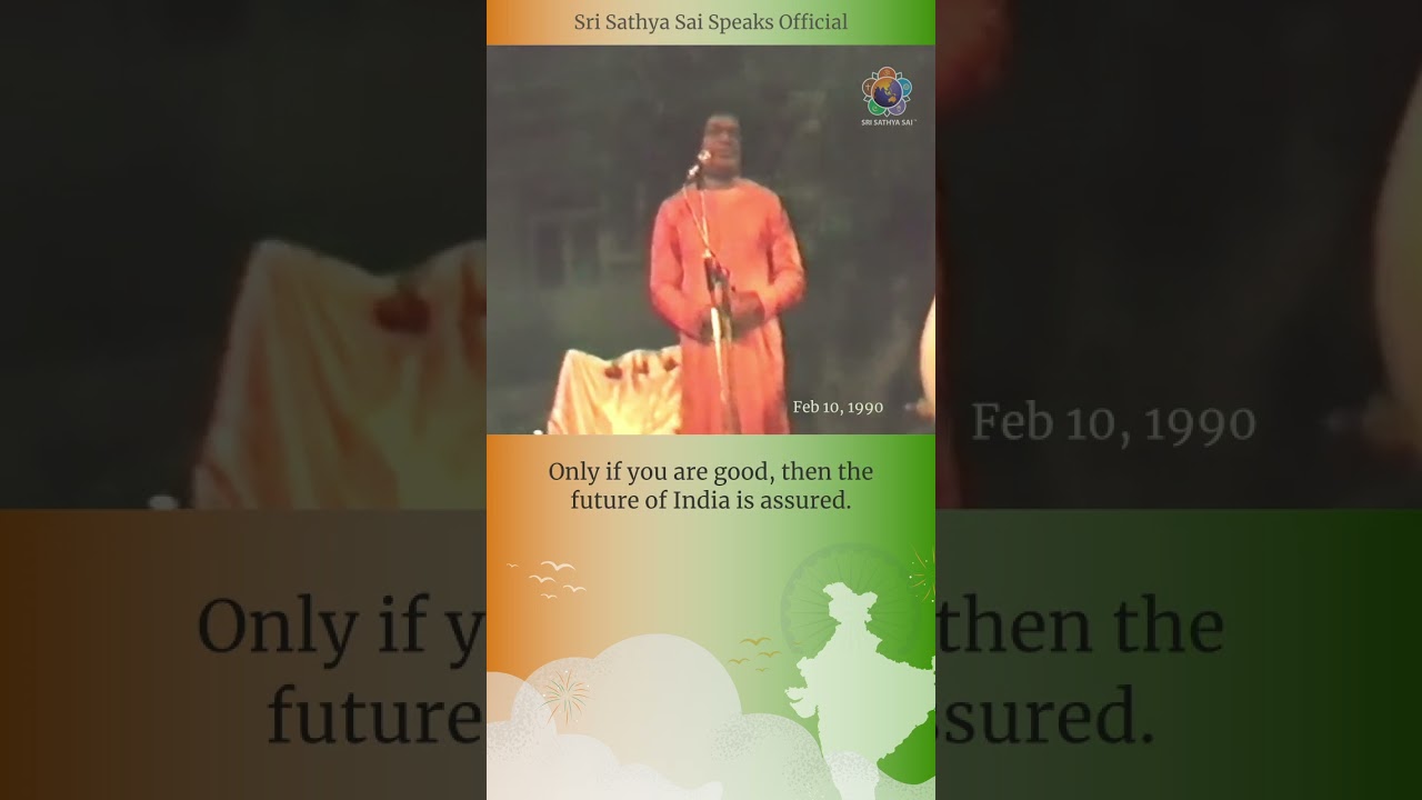 If Today's Students are Good, the Future of Bharat is Assured | Sri Sathya Sai Speaks | Feb 10, 1990