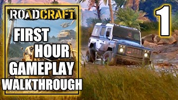 Roadcraft - Precipice Map 100% - First Hour & a Half - Gameplay Walkthrough Part 1