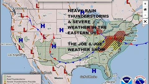Joe & Joe Weather Show Warm Front Brings Heavy Rain Flash Flooding Tonight Parts of the Northeast