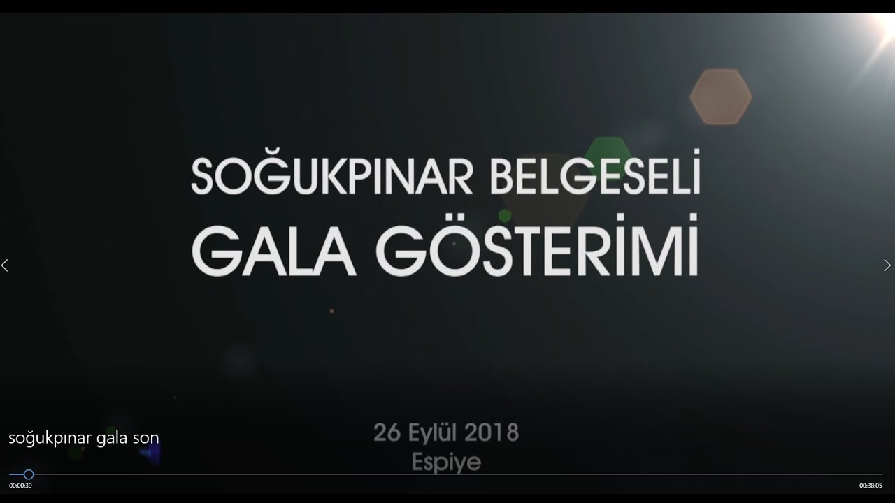 Soğukpınar Belgeseli Gala Gösterimi