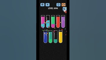 Water Color Sort Level 6146 Gameplay WalkThrough Solution