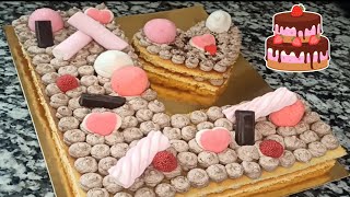 number_cake بطعم رائع بطريقة ساهلة و مكونات بسيطة تيوجد بسرعة