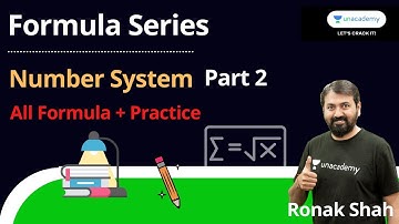 Number System for CAT & IPMAT | Part 2 | Important Formula | Ronak Shah
