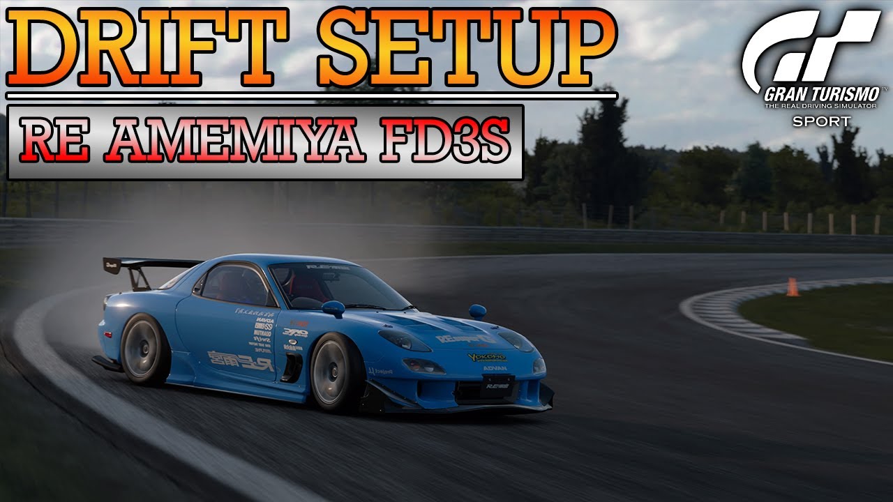 RE Amemiya FD3S RX-7 Drift Setup/Tune | Gran Turismo Sport PS5