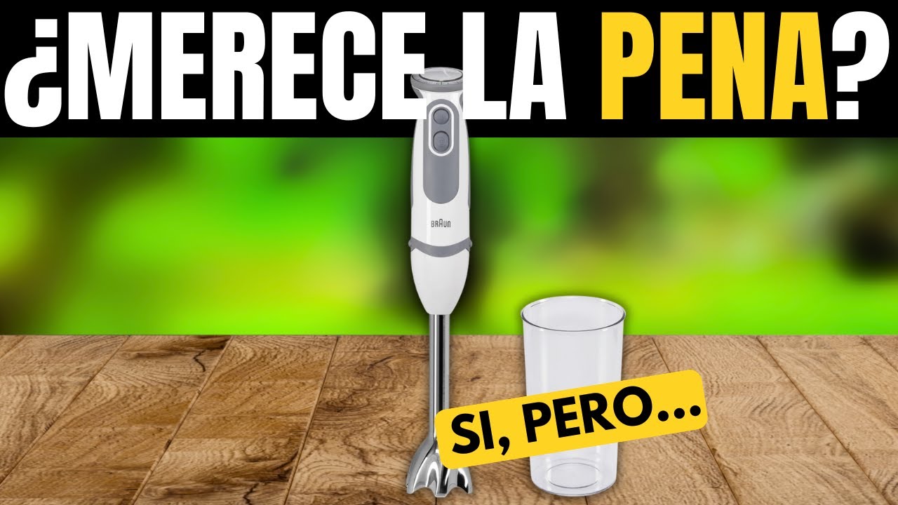 BRAUN MINIPIMER 5200: ¿LA MEJOR BATIDORA CON ANTI-SALPICADURAS EN 2025? BATIDORA BRAUN 0X22111342
