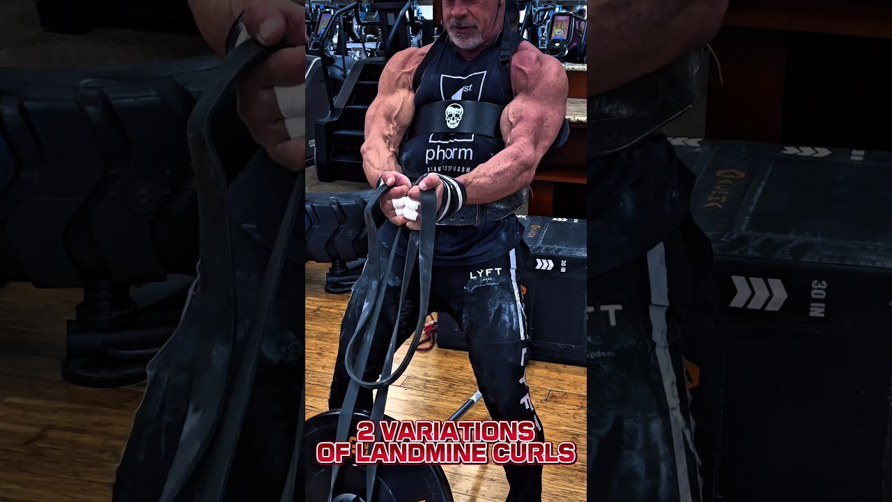 TWO VARIATIONS OF LAND, MINE CURLS FOR BICEPS #workout #motivation #muscle #workouttips #biceps