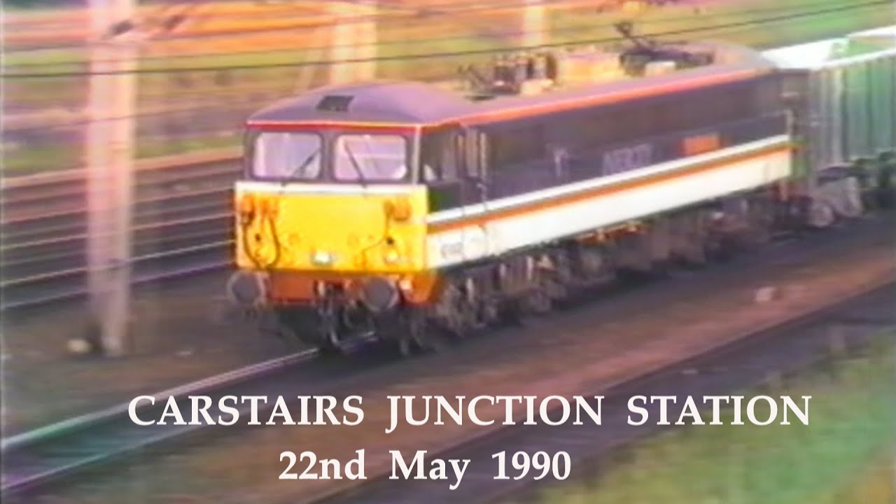 BR in the 1990s Carstairs Junction Station on 22nd May 1990