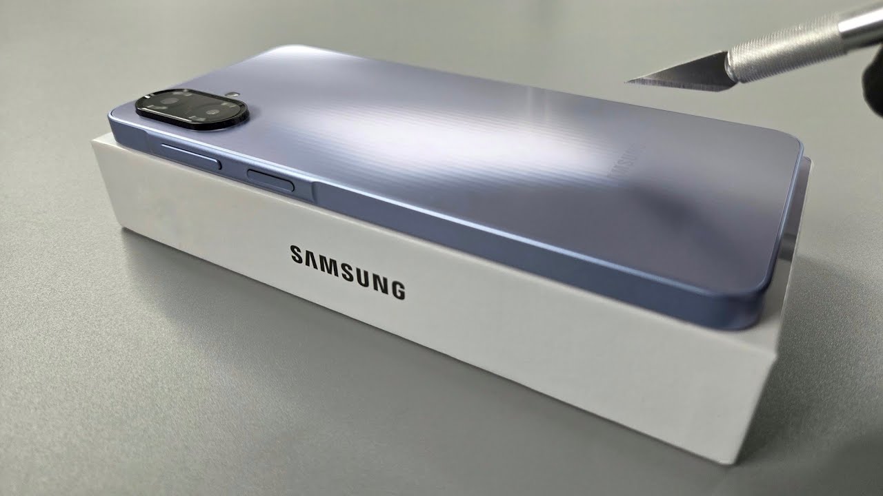 Samsung GALAXY A07 (4/64) Light Violet - PURE ASMR UNBOXING - YouTube