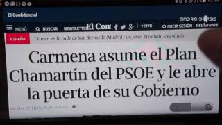 Aplicación para leer gratis los Periódicos Españoles screenshot 2