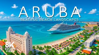 Aruba 8K – Caribbean Paradise Aerial View with Deep House Chill