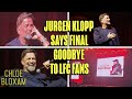 Jurgen Klopp Talks About FSG, Sings His Own Song, Cries & Loads More In Final Goodbye To LFC Fans