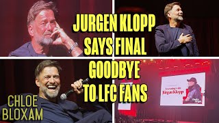 Jurgen Klopp Talks About FSG, Sings His Own Song, Cries & Loads More In Final Goodbye To LFC Fans