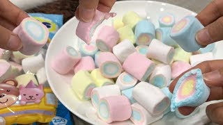 【ASMR】MARSHIES MARSHMALLOW (SOFT, CHEWY, STICKY EATING SOUNDS) Relaxing Eating Sounds No Talking 😻 screenshot 5