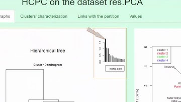 Clustering with R (FactoMineR & Factoshiny)