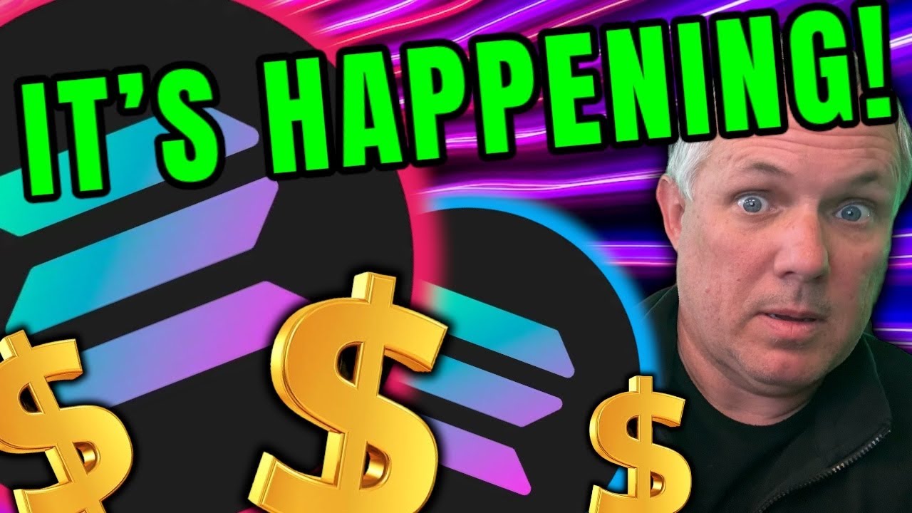 SOLANA CRYPTO – IT'S HAPPENING! HUGE SOLANA PRICE PREDICTION!