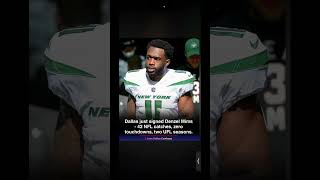 Dallas just signed Denzel Mims #newyorkjets #dallascowboys #nflplayer