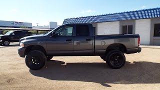 2003 dodge ram 1500 slt lifted custom rims pr1404