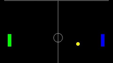 Human vs Computer Ping Pong Game i made in java