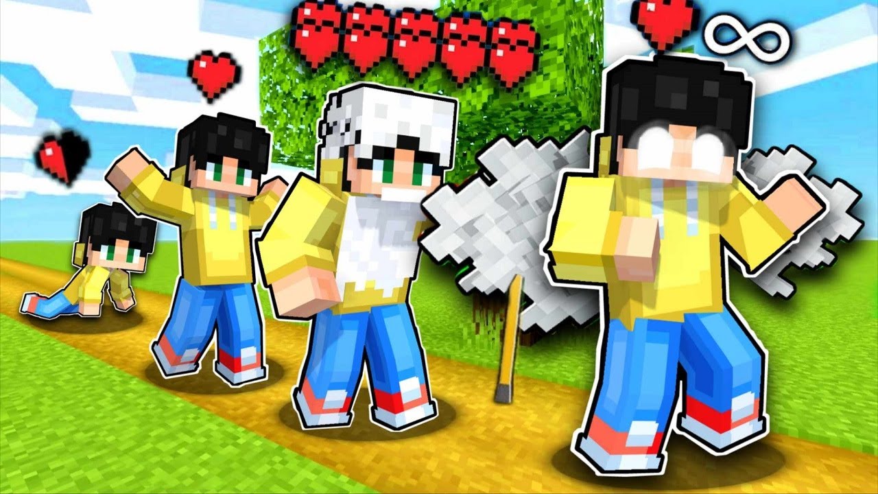 Dave's BIRTH To IMMORTAL In Minecraft (Tagalog)