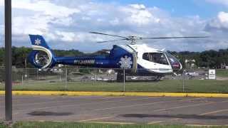 HealthNet 6 with spare N130HN taking off from Ruby Memorial Hospital WV
