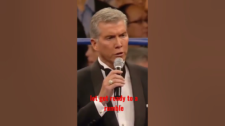 Micheal Buffer the legendary boxing ring announcer