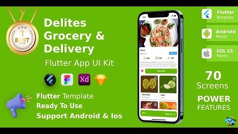 Grocery Order & Delivery Flutter UI - Delites