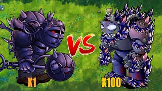 : PVZ 1 Fusion Challenge! 300 Zombie Fusion VS Ultimate Obsidian Gargantuar - Who Will Win?