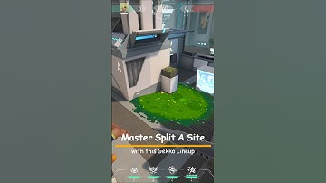 Master Split A Site with this Gekko Lineup Valorant #lineupguru #valorantlineups #valorantshorts