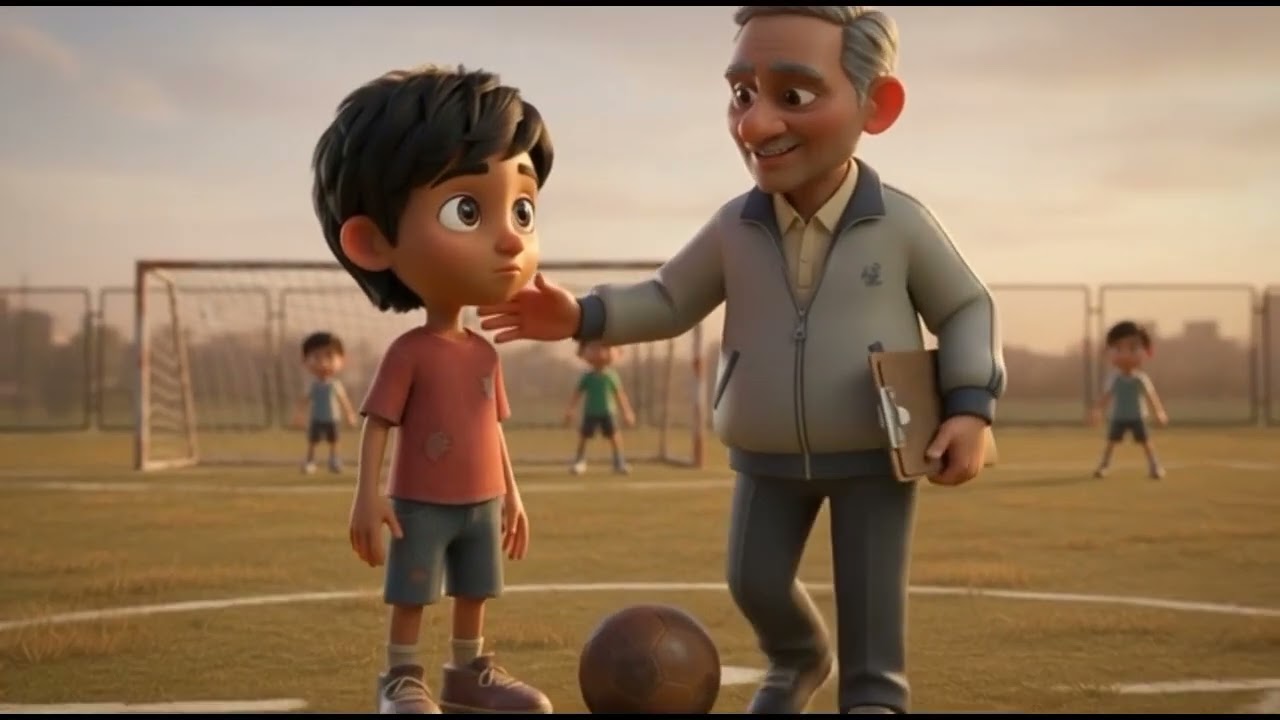 Poor Boy Football Story 😢➡️🏆 | Emotional 3D Cartoon Animation