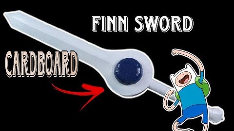 How to make Adventure Time Finn Sword