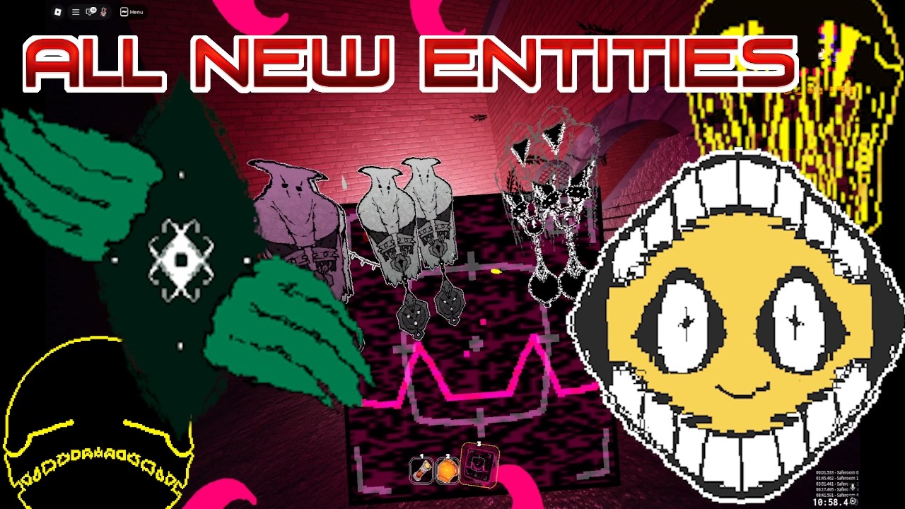 ALL NEW ENTITIES CHALLENGE - SAFEROOM 5 - 240% Modifiers - ROBLOX GRACE [SOUL OVER BODY]