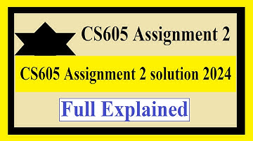 CS605 Assignment 2 | CS605 Assignment 2 solution 2024 | CS605 Software Engineering-II