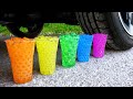 Crushing Crunchy & Soft Things by Car! Experiment Car vs Cola, Sprite Slime Car Toys