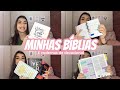 MOSTRANDO MINHAS BÍBLIAS + CADERNOS DE DEVOCIONAL 📖