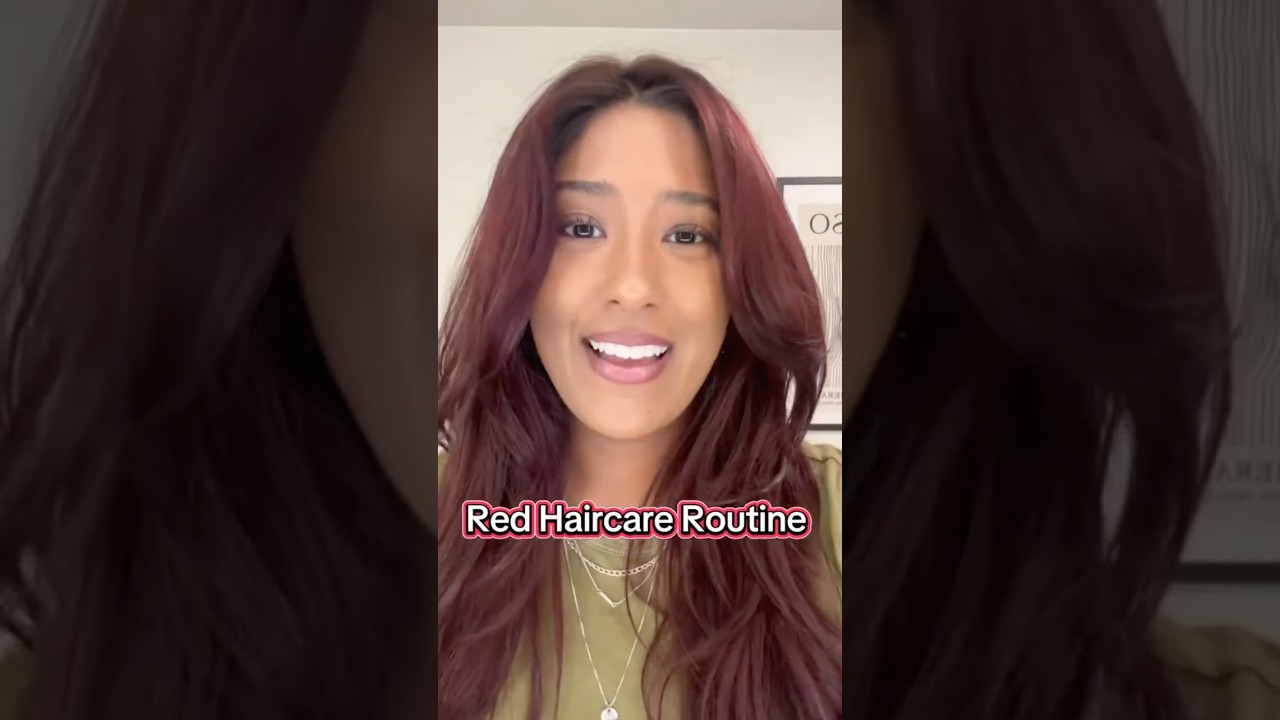 Red haircare routine for all my sirens 🚨 🧜🏻‍♀️🧜🏿‍♀️🧜‍♂️ 