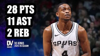 Deaaron Fox Vs Kings 28 Pts 11 Ast 2 Reb Nov 16, 2025 Regular Season