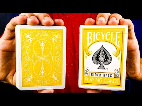 Yellow Bicycle Playing Cards V2! 