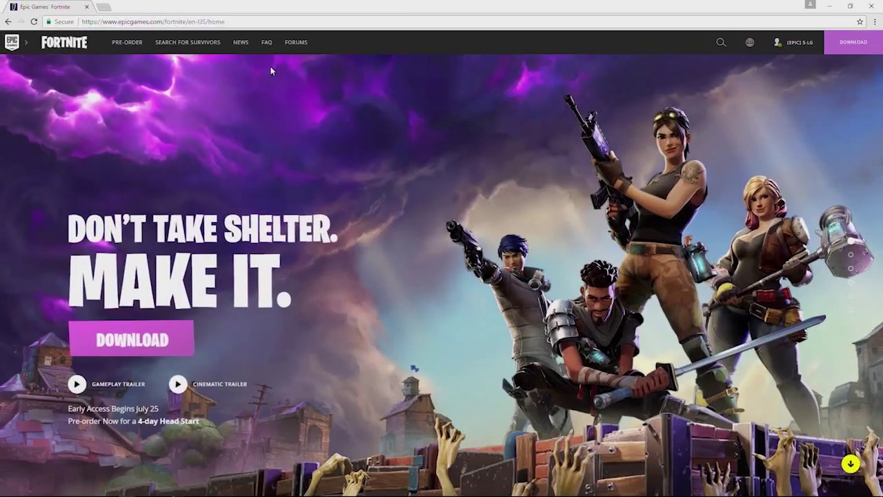 Founder's Pack Rewards Redemption -  RU - ESRB Rating: TEEN with Violence
Fortnite is the Action Building game from Epic Games coming to PlayStation 4, Xbox One, PC, and Mac in paid Early Access on July