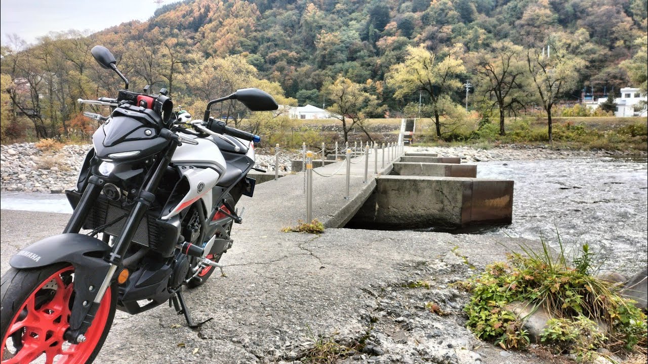 【YAMAHA MT-03】沈下橋を渡る・・・ride。