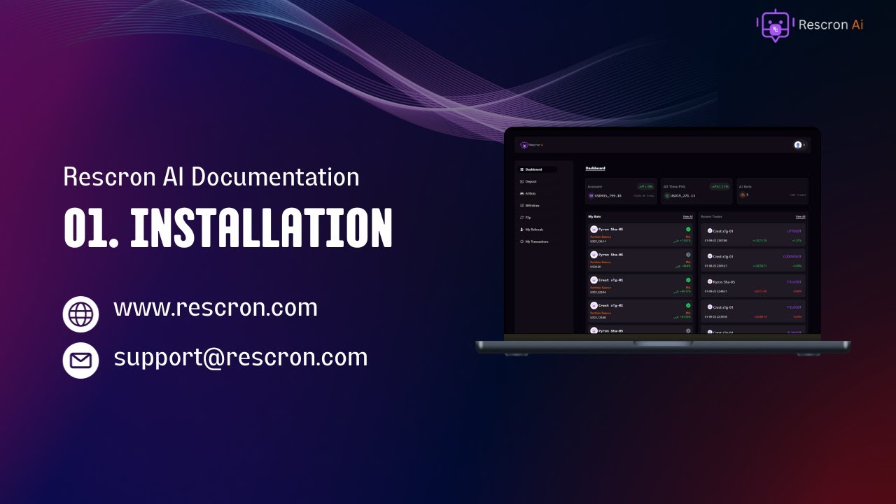 Rescron AI | 01  Installation
