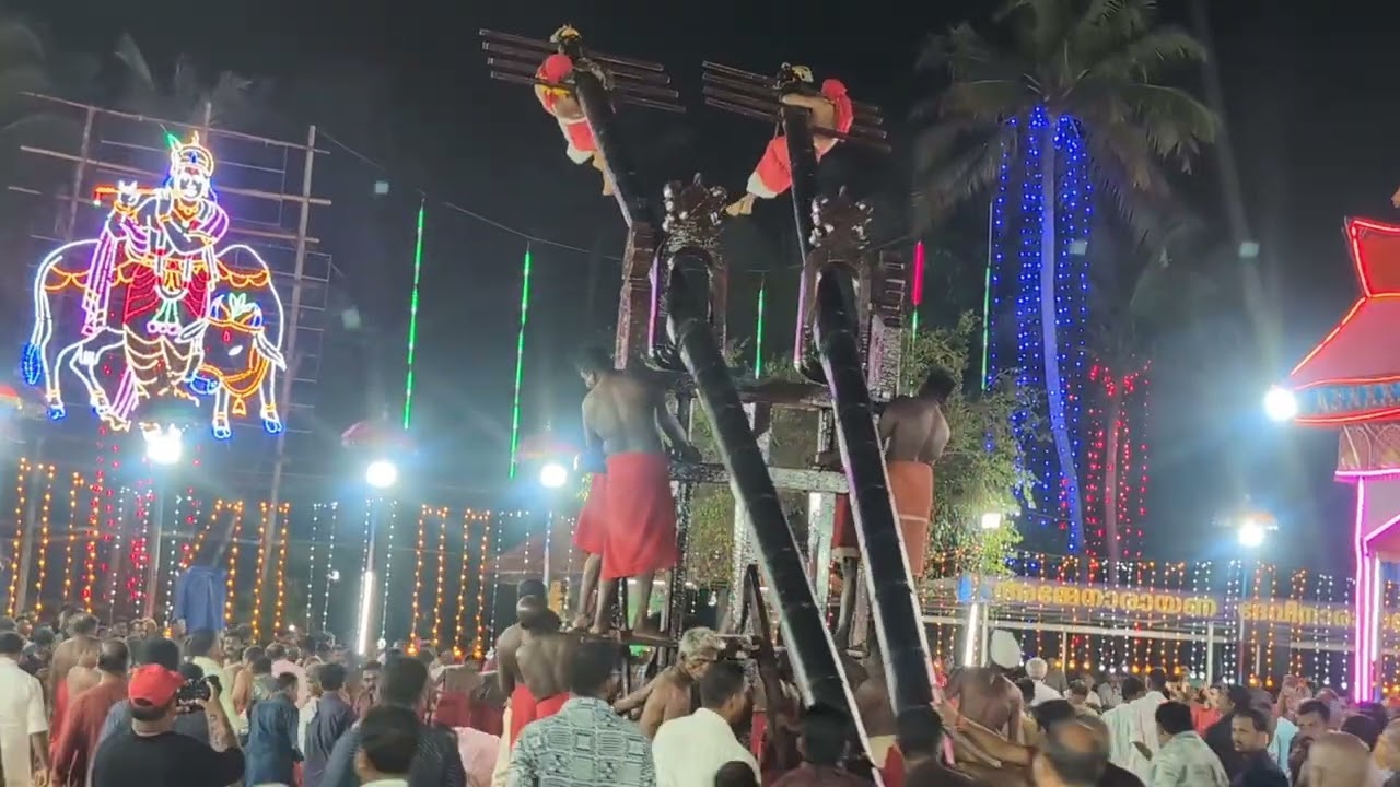 Kulathoor mudippura vandiyottam 2026 February 22...കുളത്തൂർ ഭണമുഖത്ത് ദേവീക്ഷേത്രം വണ്ടിയോട്ടം 