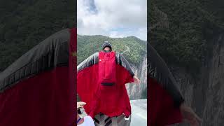Yuhu Peak Wingsuit Flying #ZhangShupeng #FlyingWithYiShi #Xbionic