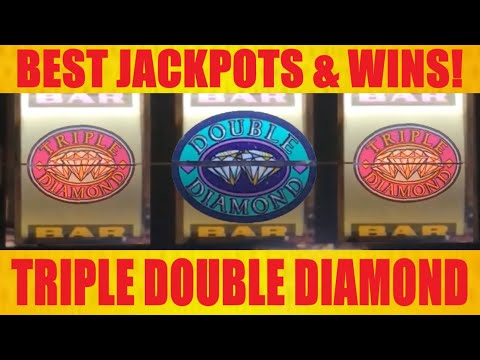 Nothing but JACKPOTS and BIG WINS on Triple Double Diamond! High Limit! Coin Slots! Handpays!