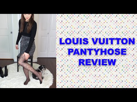 black lv tights