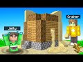 Pranking Jelly With a SAND TRAP In Minecraft!