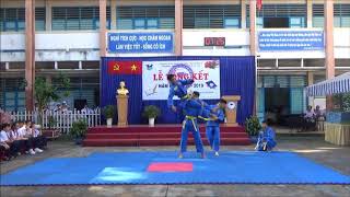 Trường THCS Lê Lai: Biểu diễn võ thuật trong Lễ Tổng kết năm học 2018 - 2019