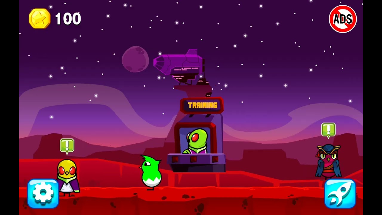 Kurczak na Marsie! Gry na Androida: Duck Life Space #3