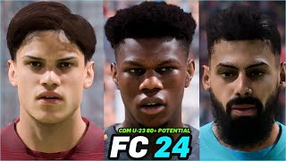 Celebrity FC 24 | BEST YOUNG CDM U-23 80+ POTENTIAL WITH REAL FACES Wealth